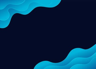 background design with wave shape theme