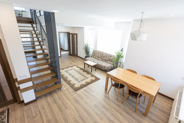 Modern living room in scandinavian style