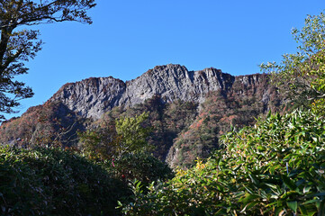 西日本最高峰の四国の百名山「石鎚山」の秋