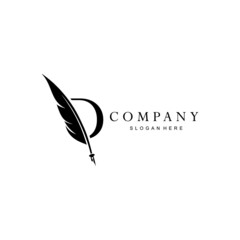 letter D logo and quill
.combination of letter D and vector quill .perfect for logos of legal consultants, lawyers, and more