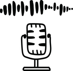 hand holding microphone