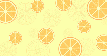 seamless orange pattern background by vector design