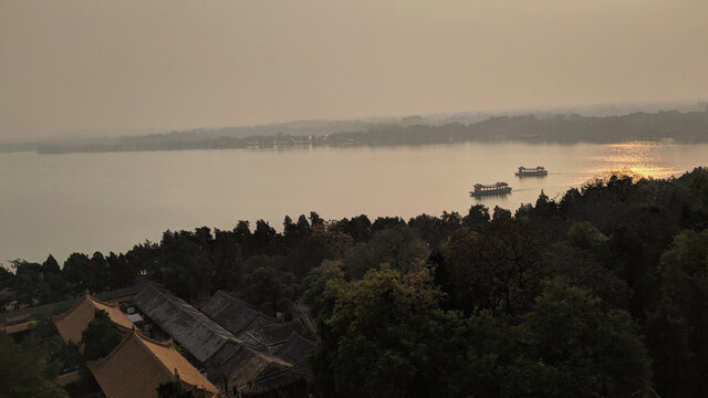 mist over the river, Hangzhou China