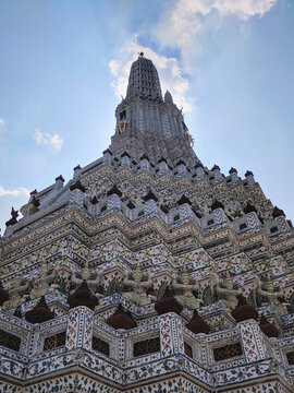 Wat Arun temple in Bangkok, Thailand