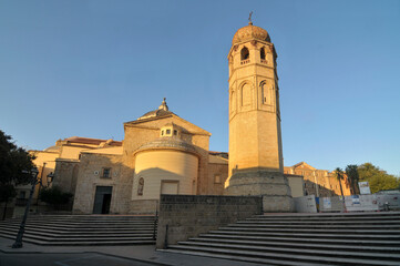 Fototapeta na wymiar Cathedral of the Sardinian city of Oristano