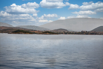 Ionian seaview over Ksamil islands, Albania.