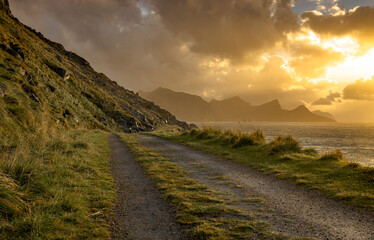 Fototapeta na wymiar Eine wunderschöne Landschaft in Norwegen