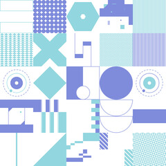 Hi-Tech Art Vector Graphics Of Various Technology Shapes and Complex Geometric Figures