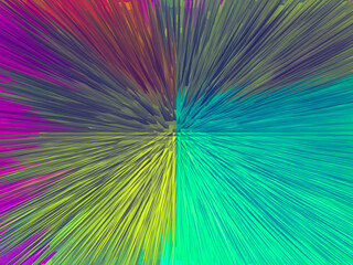 Colorful explosive abstract background of multicolored sharp peaks. Texture for presentation and advertising design