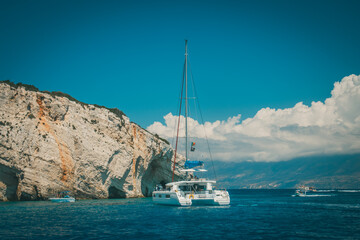Travel around Greece yachts in Ionic Sea