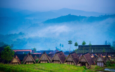 panorama of the village