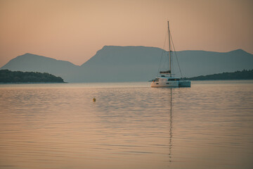 Travel around Greece yachts in Ionic Sea