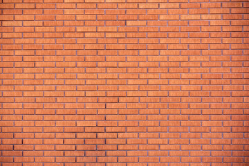 Texture of red brick wall, red brick wall background, red brick wall backdrop, small bricks	