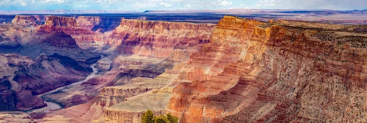 Fototapeten view to Colorado river in the grand canyon, south rim © travelview