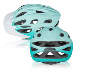 cycling helmet isolated on white background with cut out have clipping path