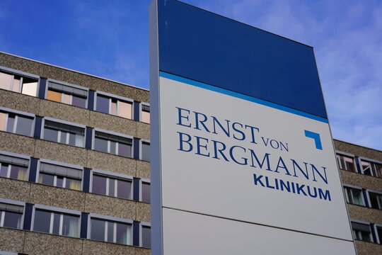 Das Ernst von Bergmann Klinikum in Potsdam am 16.10.2021