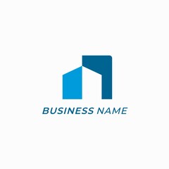 design logo creative home and real estate