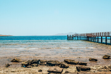 pier on the beach