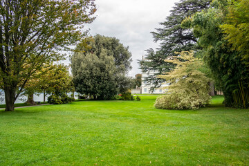 Obraz premium Gardens of Villa Melzi in Bellagio on Lake Como, Lombardy - Italy