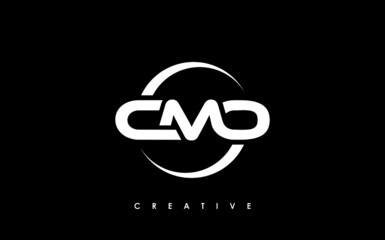 CMO Letter Initial Logo Design Template Vector Illustration