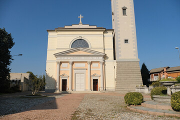 La chiesa di Santa Maria Assunta a Guanzate in provincia di Como.
