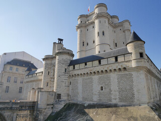 Ancient Chateau de Vincennes fortress in Paris