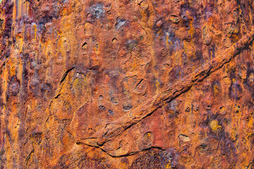 rusty metal texture