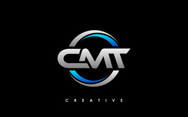 CMT Letter Initial Logo Design Template Vector Illustration