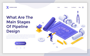 Isometric Vector Modern Template