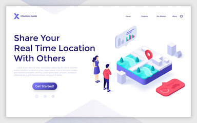 Isometric Vector Modern Template