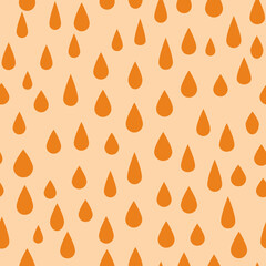 Baby seamless vector pattern. Cute, colored drops. Kids texture for fabric, textile, clothing, wrapping paper, wallpaper. Vector illustration in pastel, retro colors.