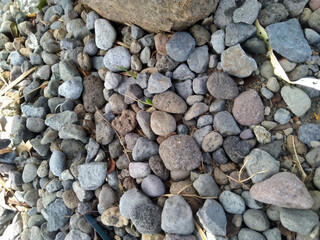 Gray granite gravel textured background