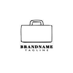 business bag logo icon cartoon design vector style