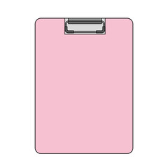 縦向きのバインダーの線ありイラスト