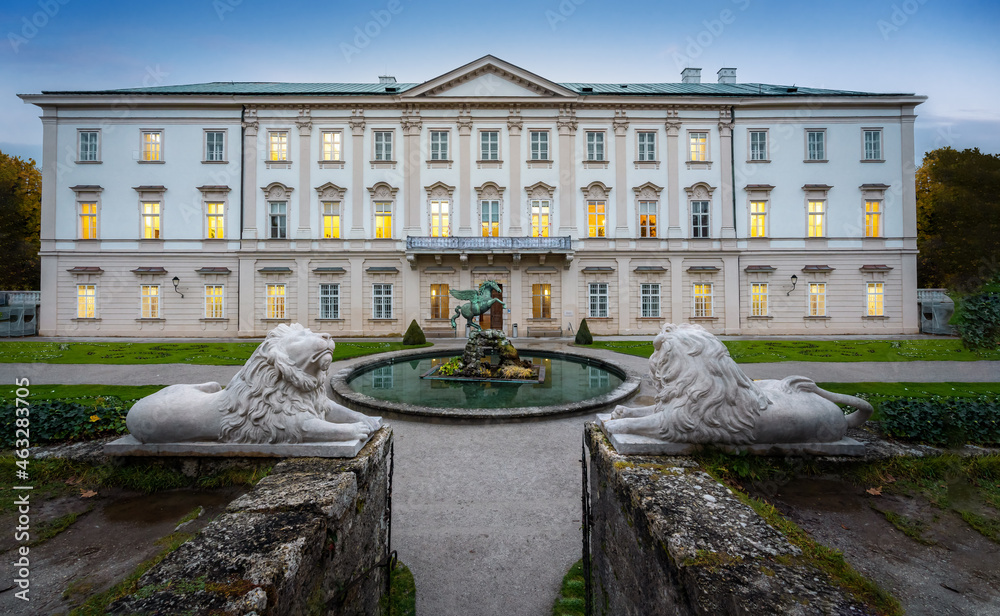 Canvas Prints pegasus fountain at mirabell palace - salzburg, austria