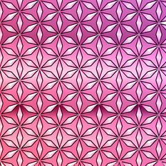 fiori geometriche sfumature rosa fuscia metallizzata