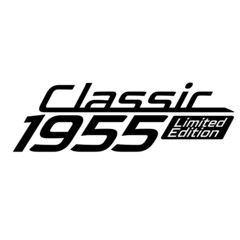 Classic 1955 Limited edition, 1955 birthday typography design for T-shirt