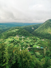 view of the mountains
