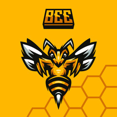 Bee Mascot Logo