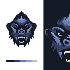Chimpanzee Mascot Logo