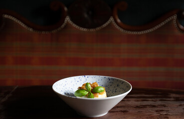 Panacotta dessert