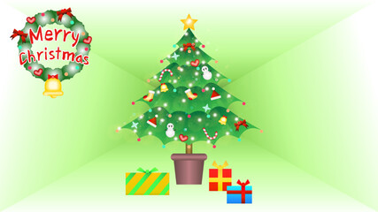 크리스마스 나무 일러스트