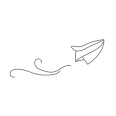 Paper plane, basic airplane draw