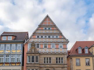 Dempterhaus - house in Weser Renaissance style - Hamelin, Lower Saxony, Germany