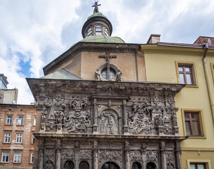 Fototapeta na wymiar Boim Chapel - Lviv, Ukraine