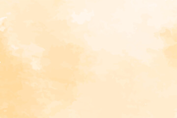 Fototapeta premium Watercolor peach beige background for paper design. Soft pastel wallpaper. Illustration as template for layout composition