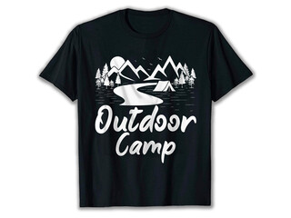 Outdoor Camp T-Shirt, Typography T-Shirt, Adventure T-shirt Design, Camping T-shirt Design, Mountain T-shirt Design, camping t-shirts amazon, T-shirt, T-shirt Design,