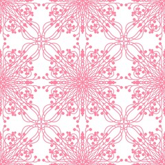 Seamless winter pattern with snowflakes for fabrics and textiles and linens 
