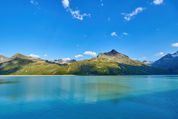 Silvretta Lake, Bielerhöhe, Vorarlberg, Austria