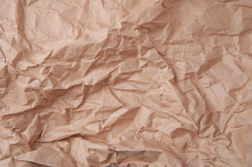 background of crumpled wrapping paper 